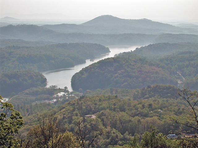 Lake Lure from Chimney Rock Park Photo by Simon Thompson